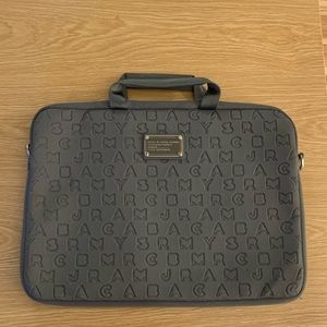 Marc by Marc Jacobs grey laptop case